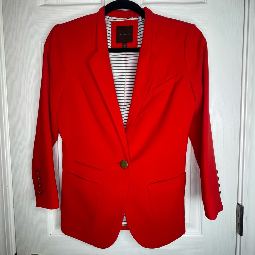 The Limited Red Blazer